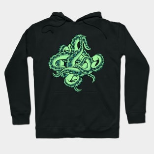 Green Tentacle Mess Hoodie